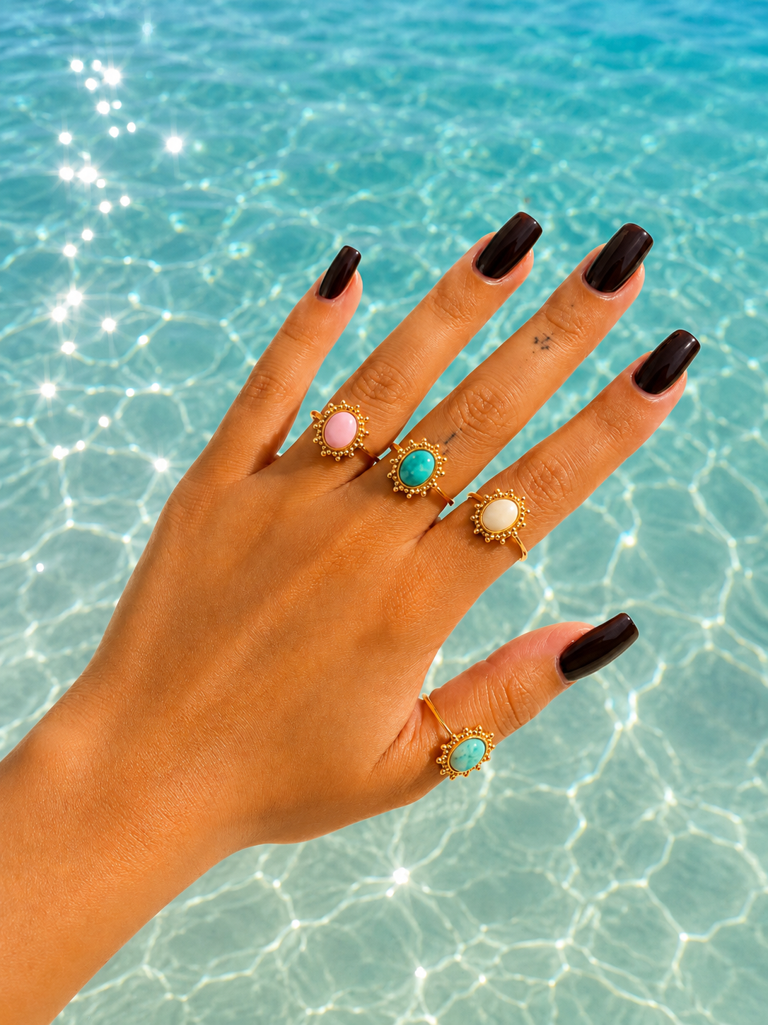 Bague pierre naturelle