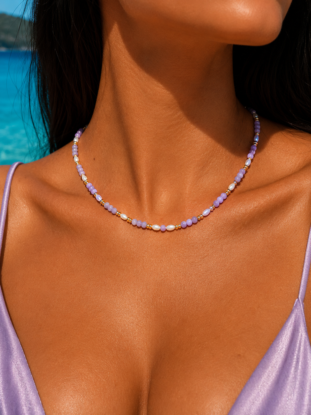Collier pierre naturelle