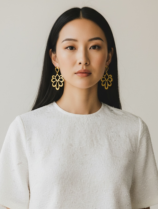 ✨ Boucles d’oreilles Flora