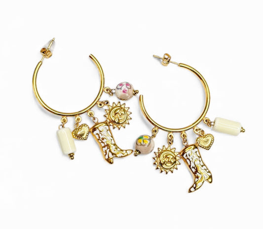 Boucle d’oreille calista