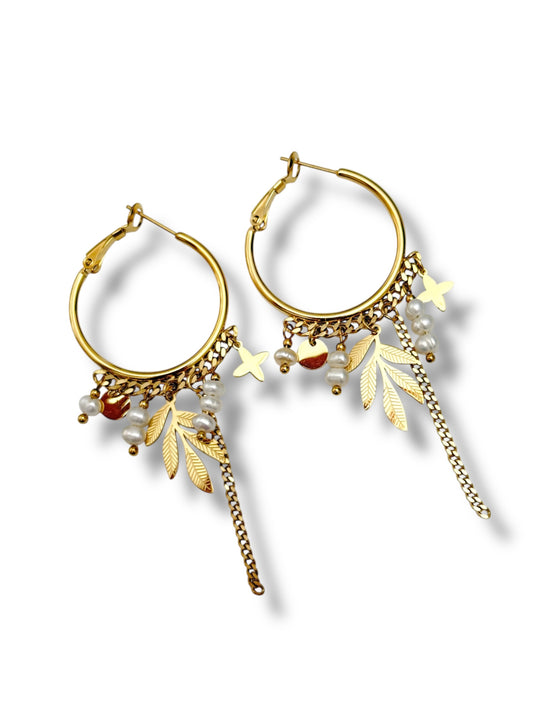 Boucles d’oreilles Golden Garden