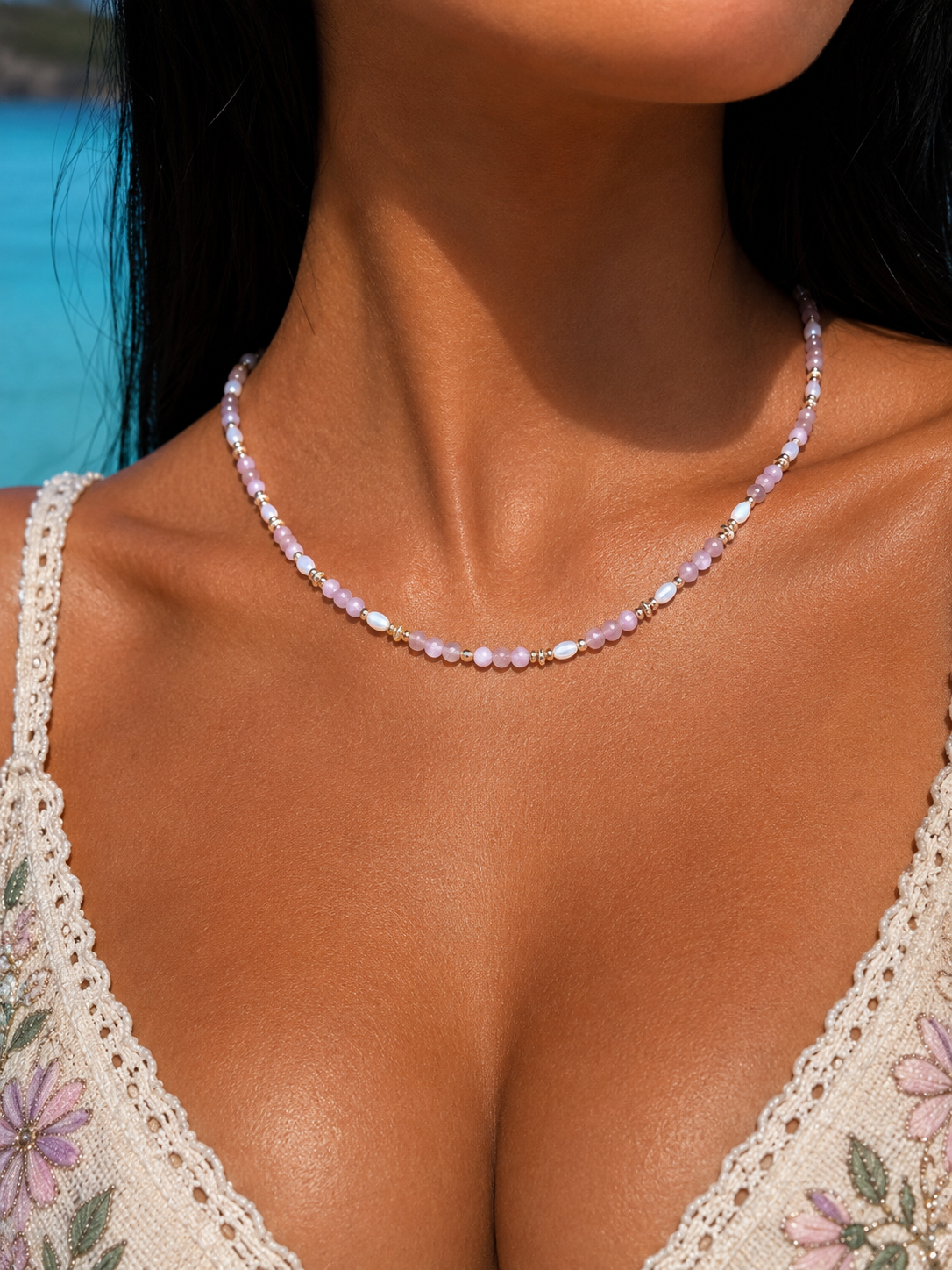 Collier pierre naturelle