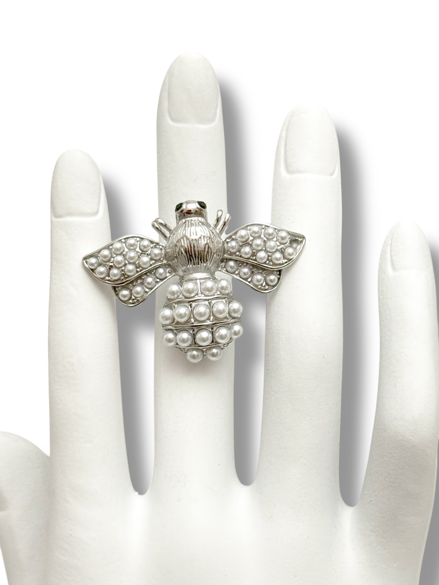 Bague Abeille Perle
